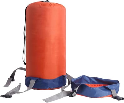 Compressiezak Slaapzak - Opbergzak Kamperen - Ruimte Besparen - Waterbestendig Polyester - 25L - Oranje