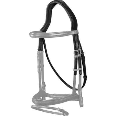 Halsband voor paardrijden in S met borstsluiting Dy'on New English Collection