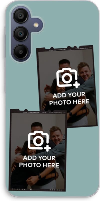Gepersonaliseerd - Case Company® - Hoesje geschikt voor Samsung Galaxy A15 hoesje - Polaroid Zwart - Soft Cover Telefoonhoesje - Bescherming aan alle Kanten en Schermrand