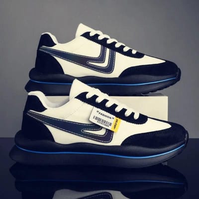 Herfst Nieuwe Heren Yunda Mode Koreaanse Casual Schoenen Comfortabel Veelzijdig Zachte Zool Ademend Sportschoenen 44 white