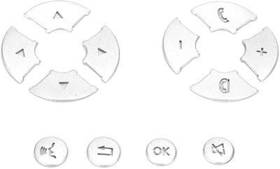 Button Stickers Kit - 12Pcs Steering Wheel Button Trim Cover Decor - Vervangingen voor Mercedes Benz 2008-2013 E C S GLK