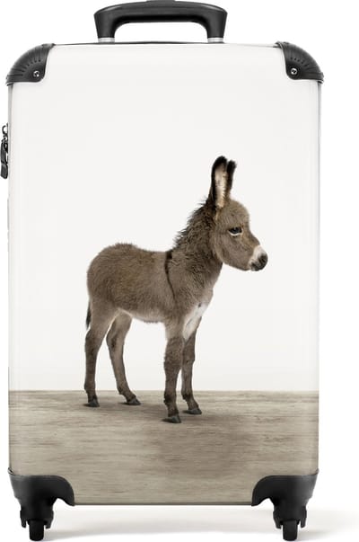 NoBoringSuitcases.com - Kinderkoffer - Past binnen 55x40x20 cm en 55x35x25 cm - Handbagage koffertas - Trolley op wieltjes - Reiskoffer met wielen - Rolkoffer - Reistas kind - Kindertrolley geschikt voor jongen en meisjes - Hardcase koffer kinderen
