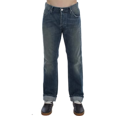 Versleten Rechte Jeans