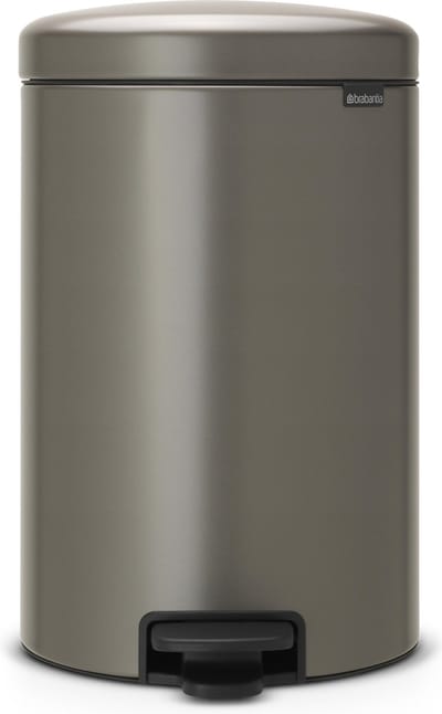 Brabantia NewIcon Prullenbak - 20 liter - Platinum