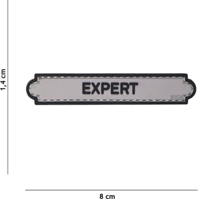 101 Inc Embleem 3D Pvc Expert Tab Grijs 17063