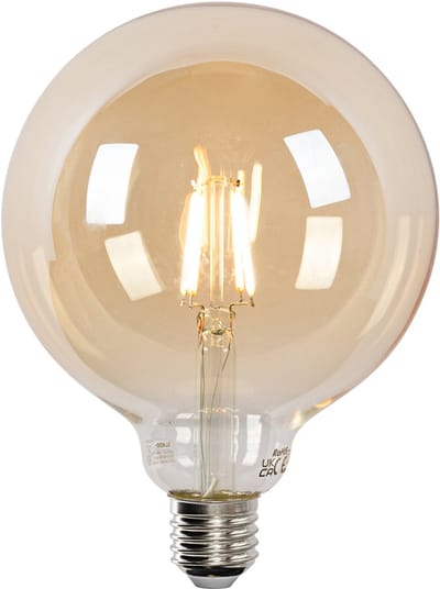 LUEDD Smart E27 LED lamp G125 goud 4,9W 470 lm 1800-4000K