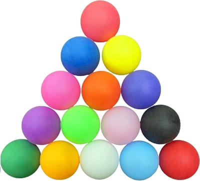30 Gekleurde Tafeltennisballen 40mm - Training en Plezier Ping Pong Ballen