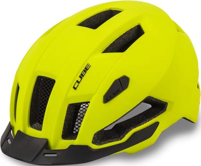 Cube Fietshelm Evoy Hybrid - Allround-helm - MIPS - 13 Ventilatiegaten - Verstelbaar - 49-55 cm - S - Geel