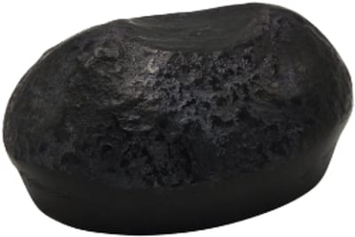 Urnenspecialist® - Urn Steen - Knuffelsteen Urn - Rock Urn - Asbus - Zwart - Black - 100ML