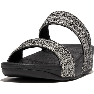 FitFlop Dames sandalen Lulu Shimmerweave Slides GO2