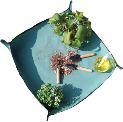 Verpotmat - Verpottingszeil Plantentarp - Planten Verpotten - Extra Dik Waterdicht - 75 x 110 cm - Groen