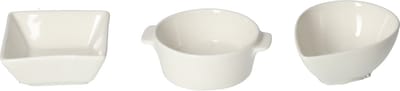 Elegance Modern - Serveerschalen - Porselein - Wit - Decoratief 260 ml 12 stuks