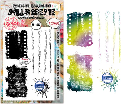Aall & Create clearstamp A6 - Sewn sparks