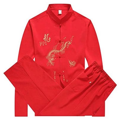 Traditionele Chinese Tang Suit voor Mannen - Kung Fu, Tai Chi, Yoga Outfit