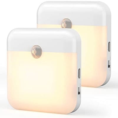 Led-nachtlampje met Bewegingsmelder - Automatisch Nachtlampje voor Kinderen en Babykamers (2 Stuks)