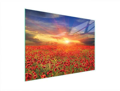 TMK ArtDeko Serie - Glazen Snijplank 40x30 cm - Maki - UV Print - Antislip