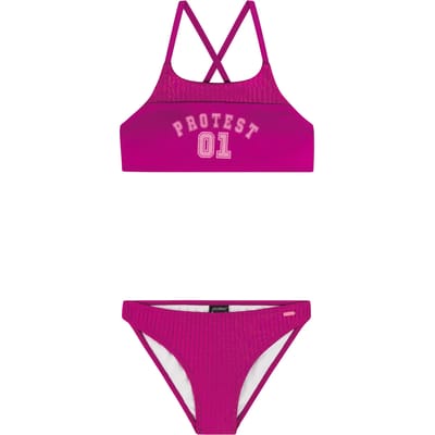 Protest PRTWaw JR - Bikini set Meisjes - Gespsluiting - Uitneembare vulling - Normale pasvorm - Roze