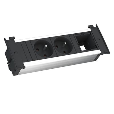 BACHMANN KAPSA S 2xUTE 1xCM voeding 2,0m CEE7/7