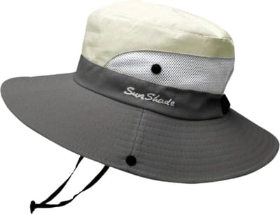 Livano Zonnehoed - Reishoed - UV Beschermende Hoed - Bucket Hat - Festival - Pet - Hoedje Voor Dames & Heren - Hoofdbescherming - Beige