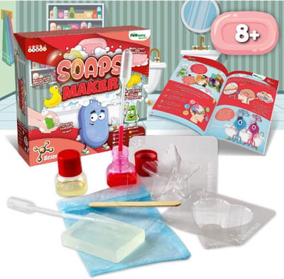 Science4you Zelf Zeep Maken - Experimenteerset - 10-delige Experimentenset - Zeep Maken - 4 Experimenten - Voor Kinderen vanaf 8 jaar