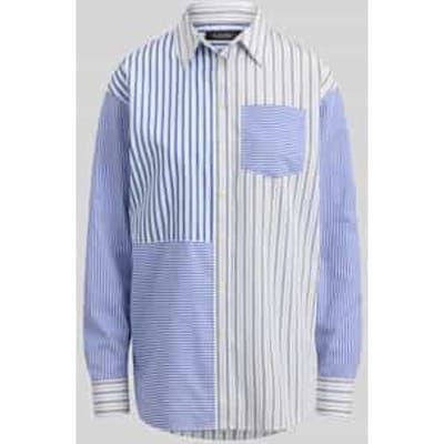 regular fit blouse van puur katoen