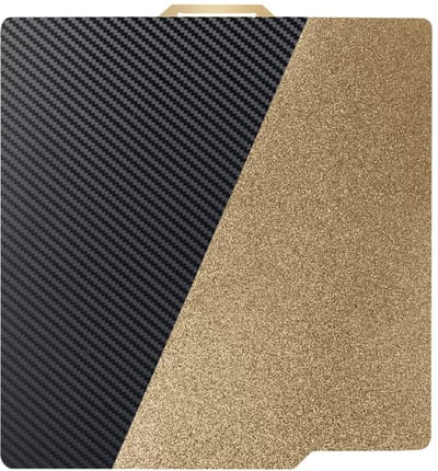 Dubbelzijdige PET+PEI printplaat voor Bambulab 257x257mm, Carbon Fiber PET getextureerde PEI bouwplaat 3D-printer veerstalen plaat voor Bambu Lab X1, X1C, X1E, P1P, P1S, A1