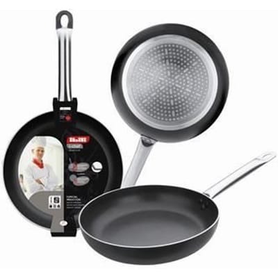 Poêle - I-Chef - 22 cm - Aluminium - Anti-adhésif - Manche inox