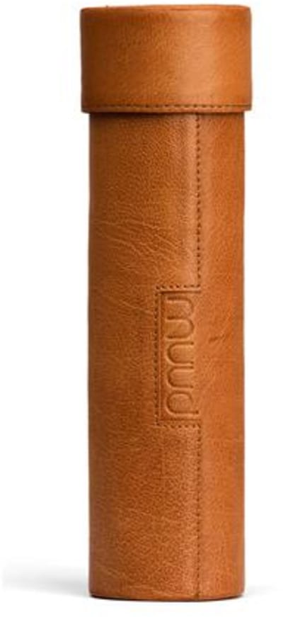 MUUD Upsala. Handgemaakt leren opbergkoker 23x6x5.5 cm