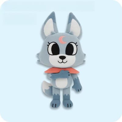 Dandy's Wereld Pluche Toons Karakters Zacht Knuffels Vlinder Vleermuis Bloemenmeisje Maan Vos Pluche Knuffels Horror Spel Merchandise voor Fans Kinderen Verzamelspeelgoed Cadeaus 30-35cm white