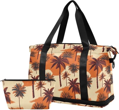 Grote Reistas - Weekendtas Duffel - Reizen en Sport - Inclusief Toilettas - 48 x 22 x 39 cm