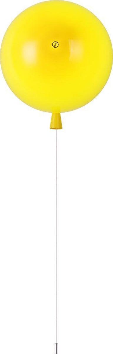 Wandlamp Ballonlamp Geel Middelgroot inclusief 4W LED lamp- Funnylights