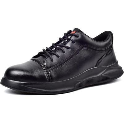 Werkschoenen Heren Anti-perforatie Onverwoestbare Stalen Neus Schoenen Kevlar Binnenzool Werk Sneakers Beschermende Veiligheidslaarzen 41 zwart