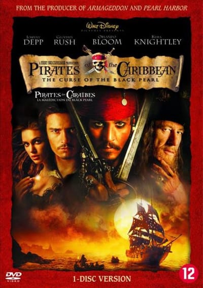 Pirates Of The Caribbean 1 - The Curse Of The Black Pearl (DVD)