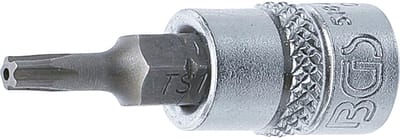 BGS Dopsleutelbit - 1/4 - TS-profiel (voor Torx-plus) met boring TS15