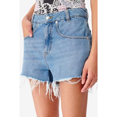 IRO Paris Japa Country Mid Blue Size: 28 | Shorts Outlet | Dames | Blauw