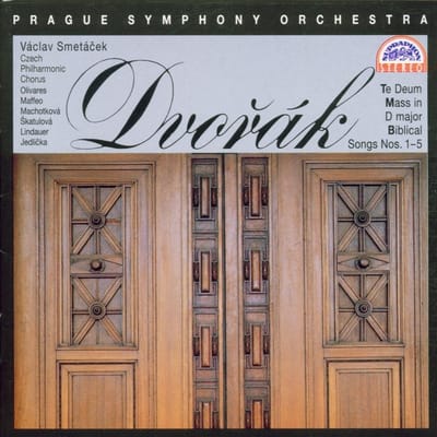 Prague Symphony Orchestra, Václav Smetácek - Dvořák: Mass In D major, Biblical Songs, Te Deum (CD)
