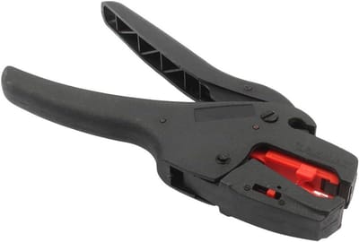 Isolatie Tang - Draad Stripper - Kabels Strippen - Zelfinstellend - 0.08-6mm2 - Zwart Rood