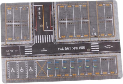 Bureauonderlegger - Bureaumat Toetsenbordmat - Werk Studie Gaming - Antislip Parkeerpatroon - 60x40 cm - Enkele Attribuut