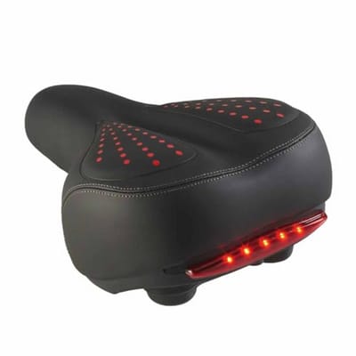 Comfortabel Gelzadel met Achterlicht voor Fietsen – Ultieme Veiligheid en Comfort
