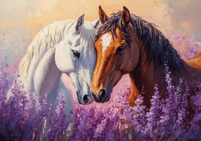 Legpuzzel 2000 stukjes - Paardenpuzzel XXL - Ontspannen tijdverdrijf - Gemaakt van lindehout - 100 x 70 cm - Niet gespecificeerd
