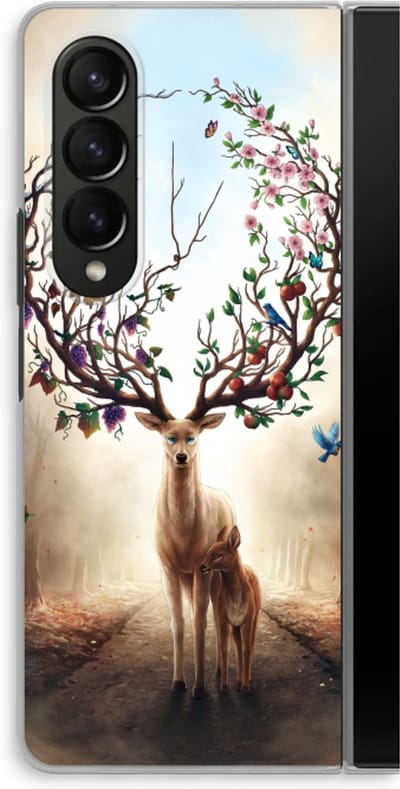 Case Company® - Hoesje geschikt voor Samsung Galaxy Z Fold4 hoesje - Seasons Change - Soft Cover Telefoonhoesje - Bescherming aan alle Kanten en Schermrand