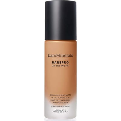 bareMinerals Foundation BAREPRO® 24HR Wear Skin-Perfecting Matte Liquid Mineral SPF 20 Vloeibare foundation Dames 30 ml