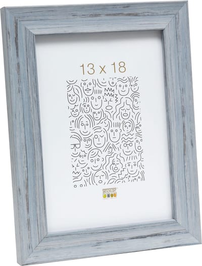 Deknudt Frames fotolijst S43WF7 - grijs - houtstructuur - foto 13x18
