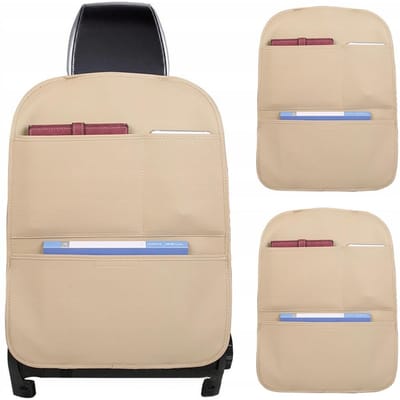 Organisateur de voiture pour siège protection housse de siège pour voiture beige