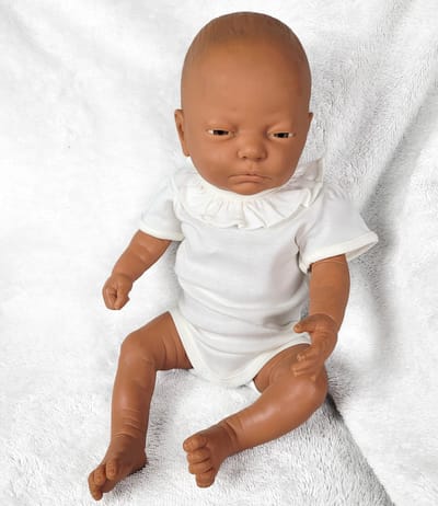 Babidu Romper Ronde Roezel Kraag | 1118 | Créme | Korte Mouw | 3 maand | maat 62