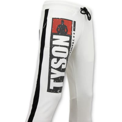 Exclusieve Mannen Joggingbroek - Mike Tyson Boxing Club - Wit