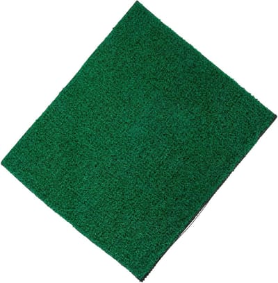 Kunstgras Mat - Decoratief Gras - Terrarium Inrichting - Veilig Hars Materiaal - 25x20cm - Donkergroen