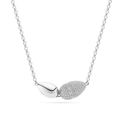 SIF JAKOBS JEWELLERY GOCCIA DUE NECKLACE SJ-N2589-CZ