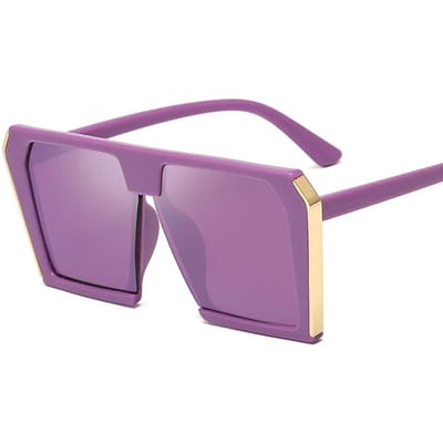 Trend Grote Vierkante Zonnebril Dames Designer Retro Zonnebril Dames Zonnebril Dames Heren Universeel