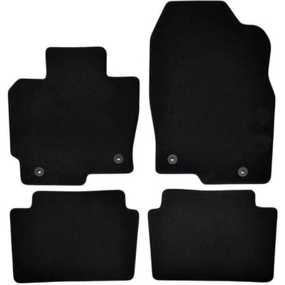 Tapis de sol - Mazda - CX5 - Noir - 4 pièces - Antidérapant et imperméable